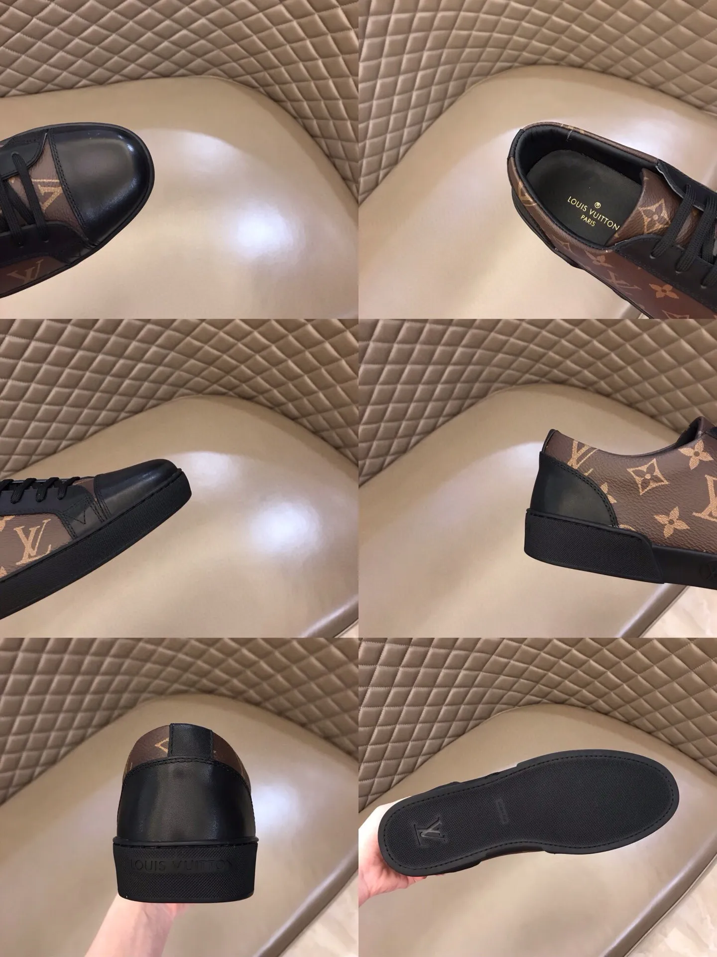 Ex-factory price: 400💰🇮🇹LV top purchasing agent🔍🔍men's🚹 counter sales simultaneously, code number: 38-44#, 🇮🇹Special printing imported from Italy with imported cowhide, all imported Yangli, 💪💪, a complete 1⃣️ to 1⃣️ replica 🇮🇹💪💪, ⚠Sole: Original sole provided by the original factory, exclusive molded sole for super comfort, ⚠Original factory follow-up goods, 🔍🔍high quality